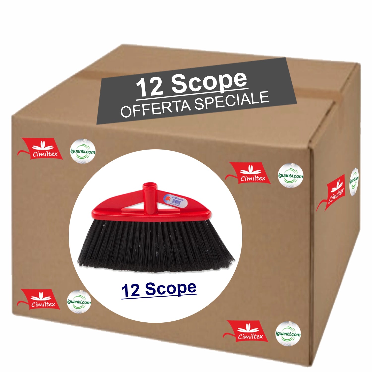 12 Scope alta nera milady per interno ed esterno