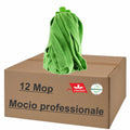 12 Mocio Microfibra gr. 180 filo continuo ideale per tutti i tipi pavimenti