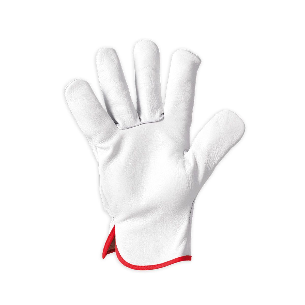12 Guanti da lavoro in pelle fiore resistenti e robusti Technosafe 12 Paia