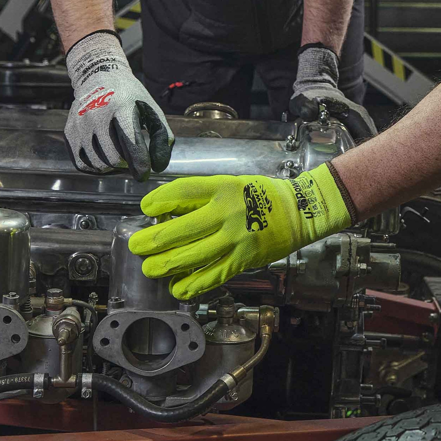 U-Power Guanti da lavoro ICON rivestito in schiuma di nitrile sul palmo