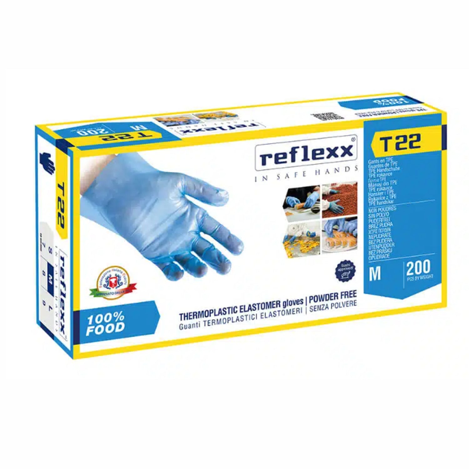 Ultra Premium 1000 Guanti Monouso TPE Per Servizio Alimentare - Taglia X- Large, Spessore 2 Mil, Trasparenti, Senza Polvere Guanti Monouso Tpe Trasparenti