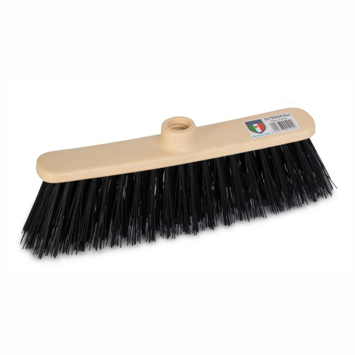 Scopa Industriale Da Esterno Arizona | Assicella In Legno 33cm | Fibre Rigide In PVC | Larghezza 30cm | Made In Italy - Foto 2
