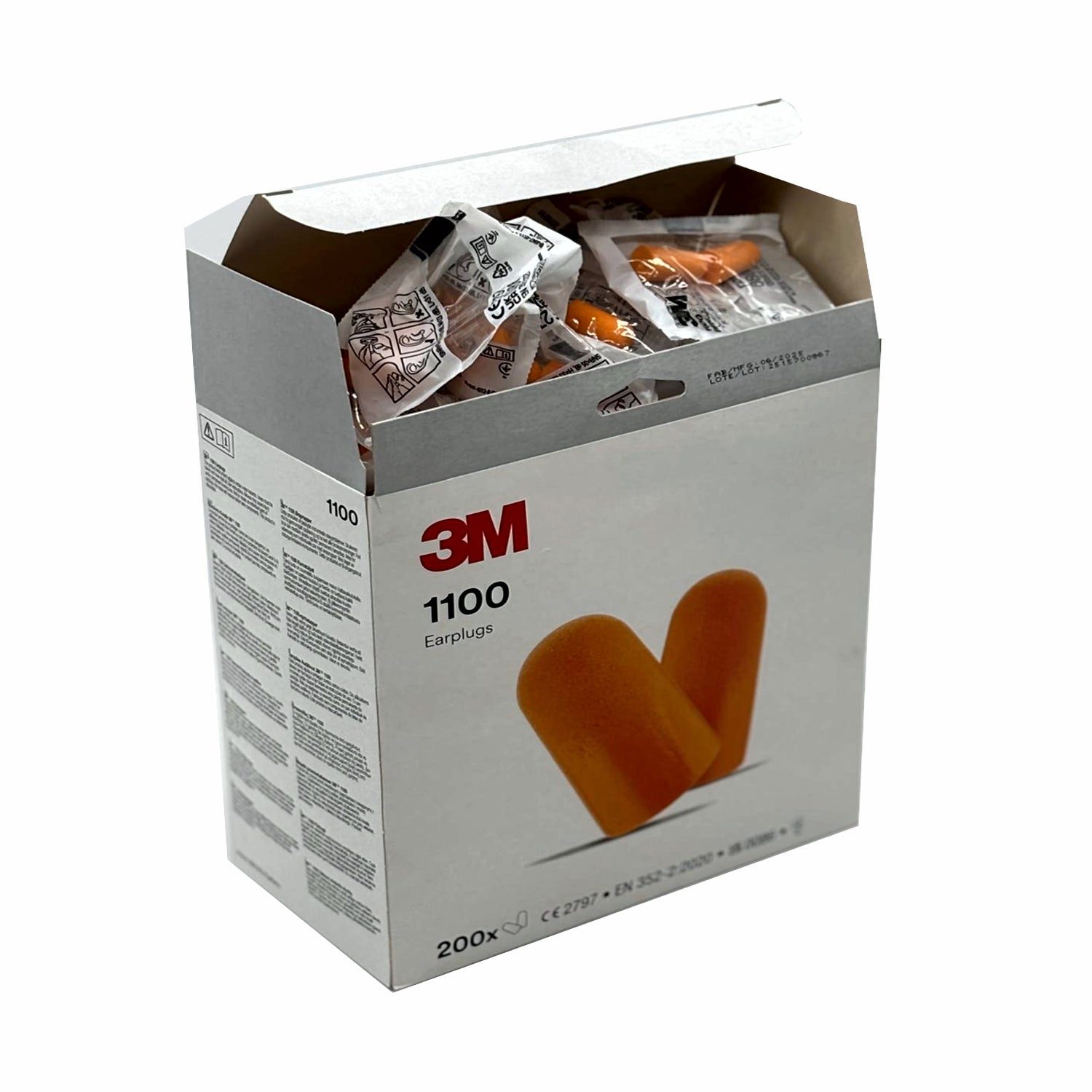 3M 1100 Inserti tappi auricolari modellabili 35 DB (confezione 400 pz.=200 paia)