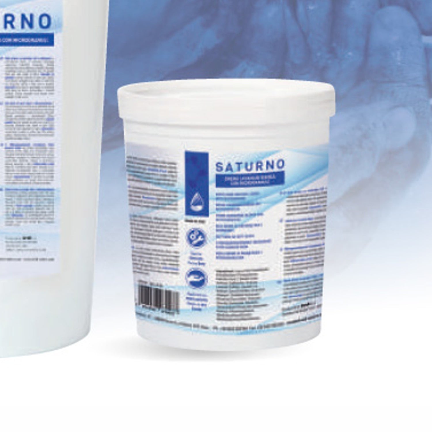 Crema lavamani bianca con abrasivi minerale Saturno 1 litro kroll 3321