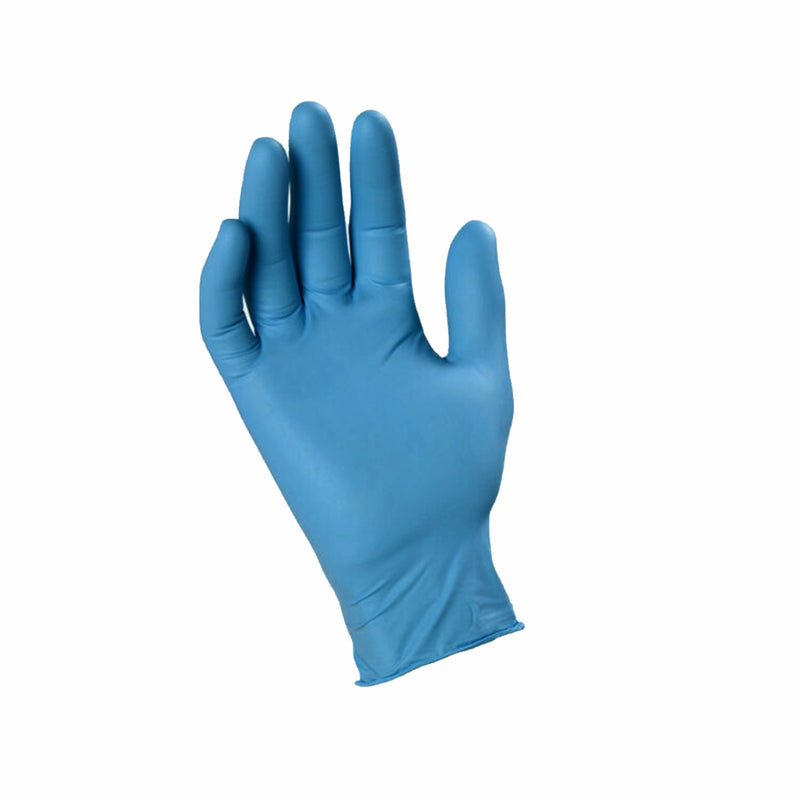 Guanti Monouso HANDPRO Cirrus 800 - Nitrile Blu Senza Polvere - Taglia Grande - Confezione Da 10 Pezzi