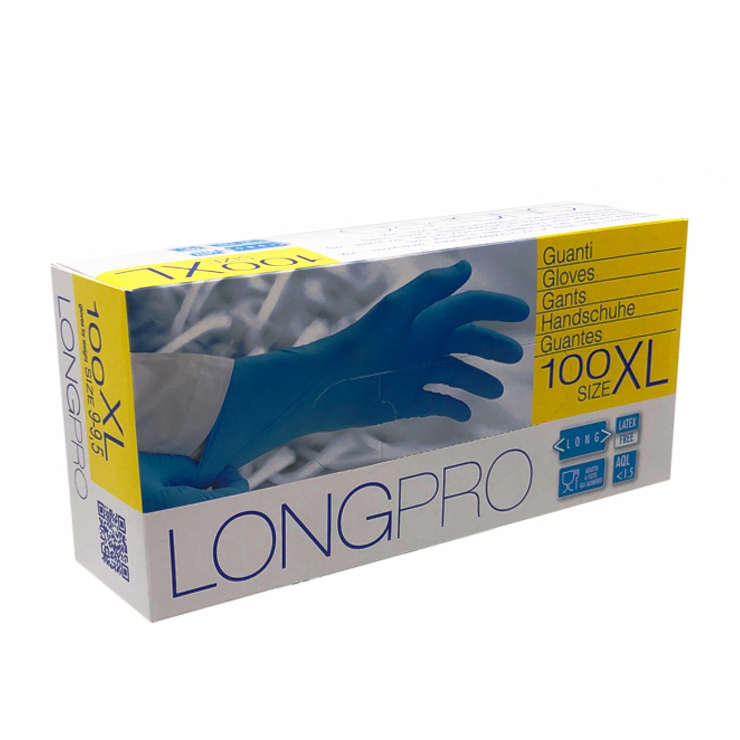 Guanti monouso nitrile extra lungo Long Pro 769 pz.100 icoguanti