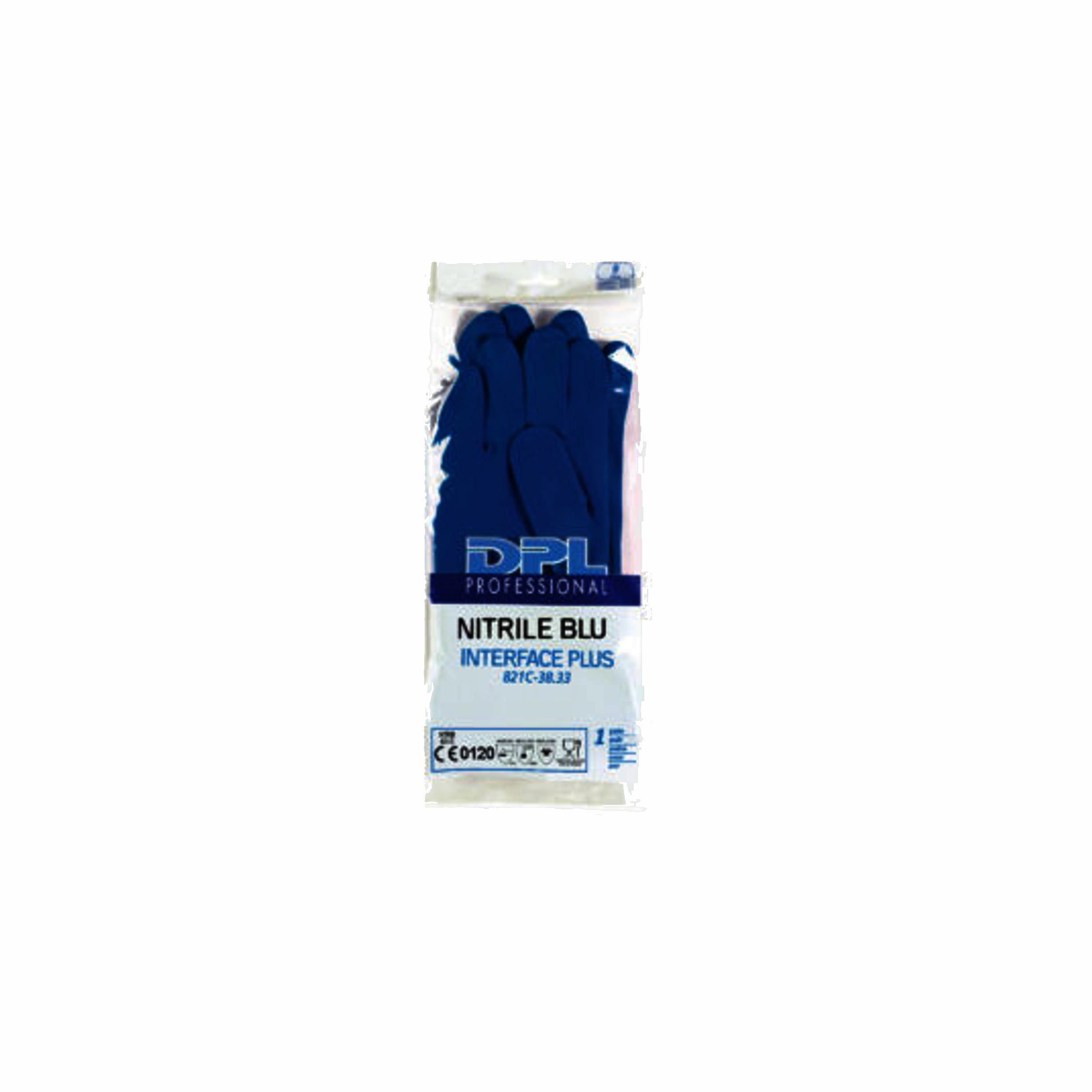 Guanti da lavoro in nitrile Blu felpato 351