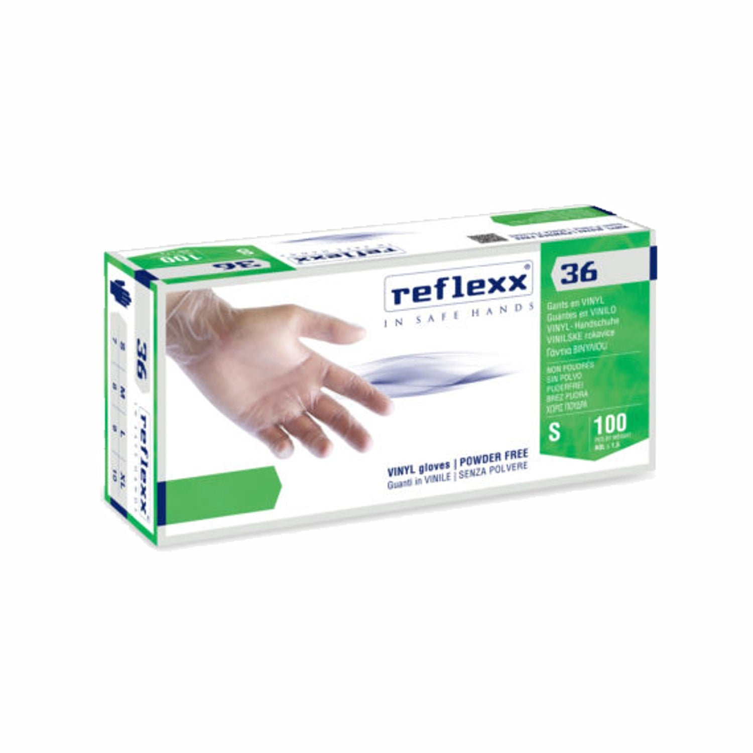 Reflexx 36 guanti monouso in vinile