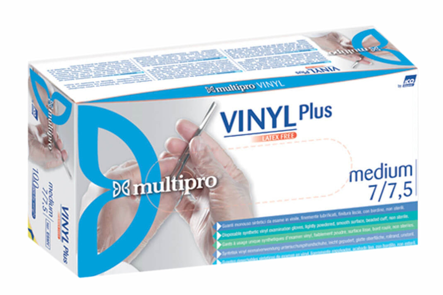 Vinyl plus Multipro guanti monouso in vinile con polvere icoguanti